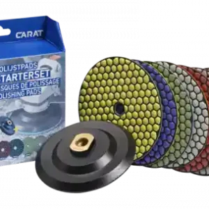 Koopje Carat Diamant Polijstschijvenset Ø 125mm 7-delig