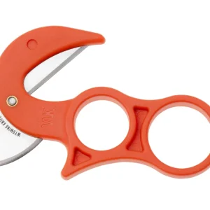 Wyoming Knife WY3 The Original Field Dressing Knife, Orange Polymer, ontweidingsmes, nylon schede In De Mode